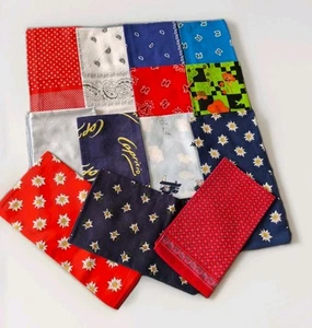 Konvolut Baumwolle сKinder Bandanas ☀️ 13 Teile - Bild 1 von 6