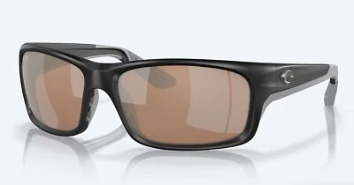 NEW Costa Del Mar Jose PRO Matte Black Copper Silver Mirror Polarized Glass 580G - Image 1 of 4