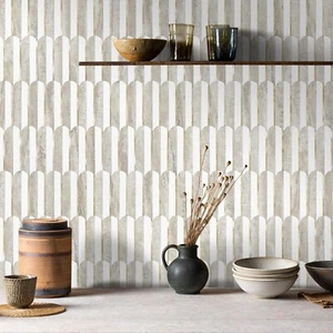 Vamos Peel and Stick Backsplash Seamless Tile for Kitchen and Bathroom,White ... - Picture 1 of 4