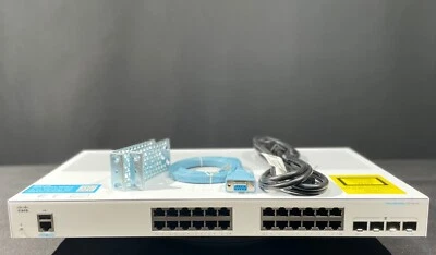 Cisco Refresh  CBS250-24T-4G 24 Port  Smart Eligible Gigabit Ethernet Switch - Image 1 of 4