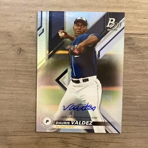 Bowman Platinum Top Prospects 2019 automático Dauris Valdez #top-37 automático - Imagen 1 de 1