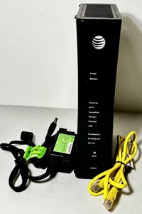 AT&T U-verse-5268AC Gateway Internet Wirel Modem Router w/ Power Adap - Picture 1 of 7