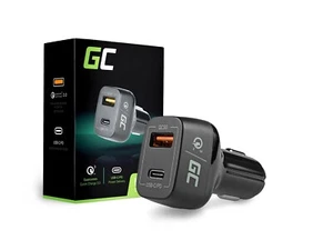 5902719428241 Green Cell CAD33 mobile device charger Black Indoor Green Cell - Picture 1 of 5