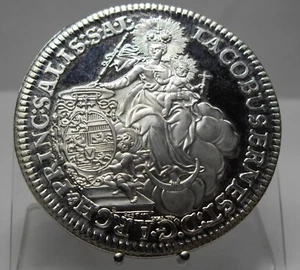 1 Taler 1745, Salzburg, Jakob Ernst Graf Liechtenstein, Silber .925 - Zdjęcie 1 z 2