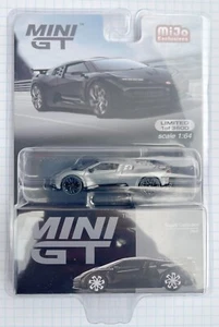 Mini GT 1:64 Bugatti Centodieci schwarz Druckguss Modellauto MGT00466 Verfolgungsjagdwagen - Bild 1 von 1
