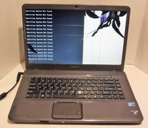 Sony VAIO VGN-NW240F 15.5in. (Intel Core 2 Duo, 2.2GHz, 4GB) Notebook - CRACKED - Picture 1 of 9