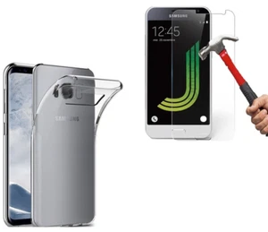 Coque TPU + Film Verre Trempé Samsung Galaxy NOTE 3 NOTE 4 NOTE 5 Au Choix - Zdjęcie 1 z 10