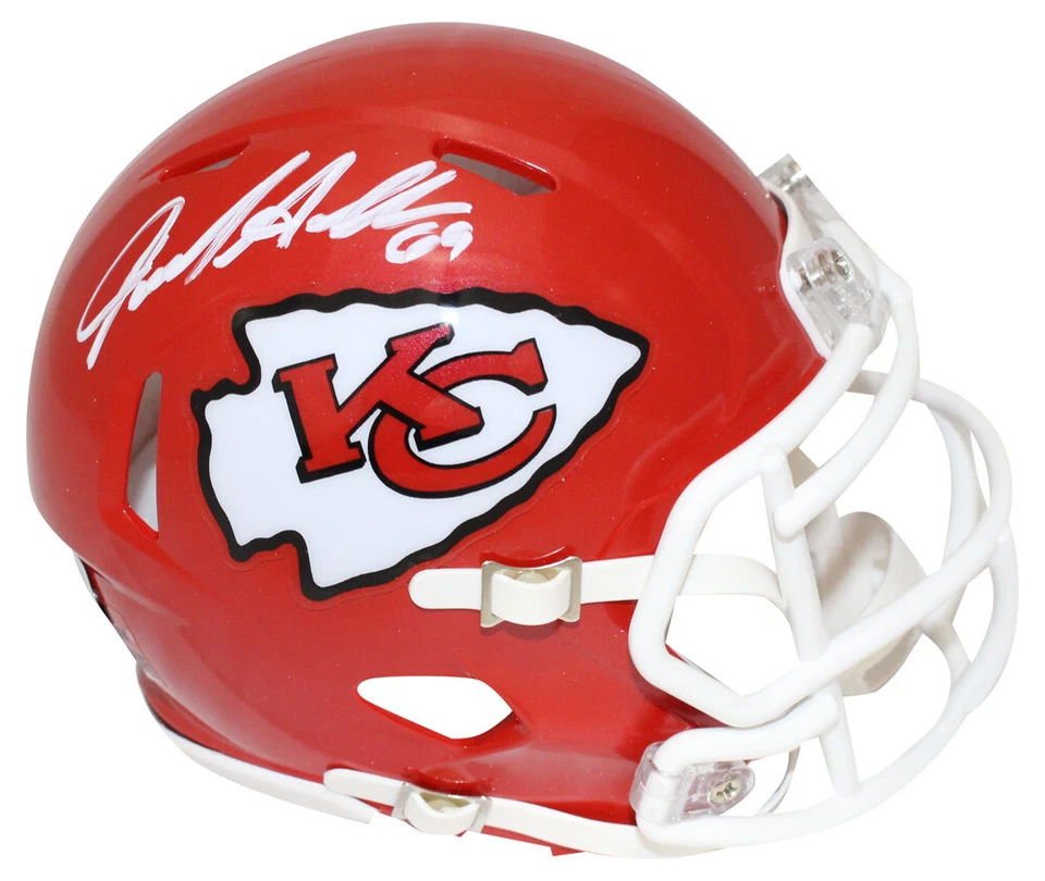 Minicasco autografiado por Jared Allen de los Kansas City Chiefs BAS 40107 Foto 1 de 4