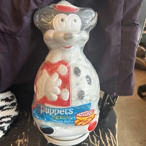 Mickey Mouse Nabisco Wheat Puffs Cereal Disney Plastic Bank 1966 Vintage - Picture 1 of 5