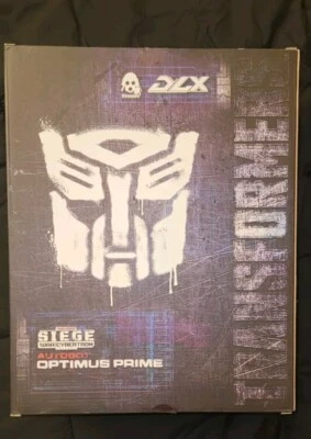 Figura Autobots Transformers DLX Optimus Prime Siege War for Cybertron ThreeZero Foto 1 de 3
