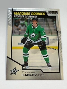 2020-21 O-Pee-Chee Platinum Hockey #157 - Thomas Harley RC - Dallas Stars - Picture 1 of 2