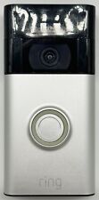 Ring 1080p Wireless Video Doorbell Satin Nickel 2nd Generation Rechargeable