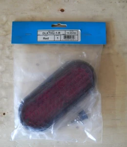 Star Warning DLXTHU-1-R 6' Oval; RED Strobe Light - Picture 1 of 2