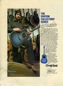 1982 Ovation Guitars Bill Kaman VP Connecticut PRINT AD Unique Gift Idea! (2052) - Picture 1 of 1