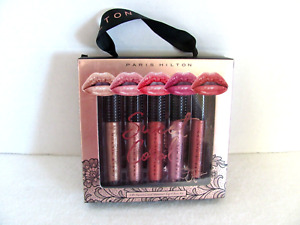 PARIS HILTON 5 Pc Sweet Coral Shimmer Lip Gloss Set - 0.17 Fl. Oz. Each