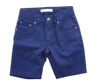 Levi's Boy's Kids Youth 511 Slim 5 Pocket Style Brushed Canvas Twill Shorts Navy - Picture 1 of 2