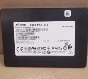 Micron 7300 Pro 3,84 TB UNITÀ DI MEMORIA A STATO SOLIDO NVMe U.2 Enterprise mtfdhbe3t8tdf-1aw1babyy Gen3 x4 - Foto 1 di 3