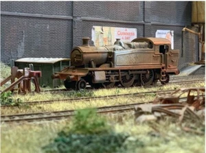 OO gauge locomotive: Scrapyard GWR Prairie Tank, heavily rusted. Ref F4 - Picture 1 of 3