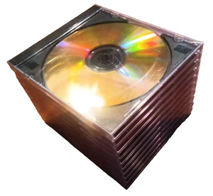 Unbranded CD-R 10 Pack Sealed in shrink wrap No data on speed or capacity - Afbeelding 1 van 4