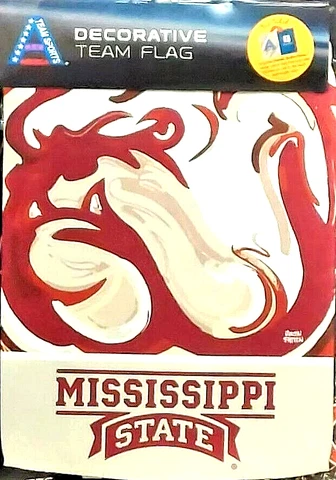 Miss State Bulldogs Suede Reflections Justin Patten Garden Flag New Evergreen Cover