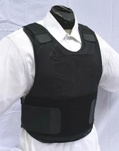 XL Lo Vis Concealable Body Armor Bullet Proof Vest Level IIIA Inserts Included - Picture 1 of 2