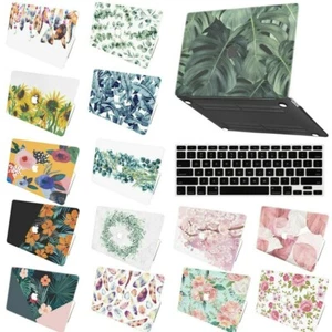 Plantas tropicales pintura floral piel portátil estuche rígido para nuevo Macbook Pro Air - Imagen 1 de 25