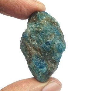 183 Ct Natural Blue Apatite Raw Rough Stone AAA Quality Loose Gemstone Specimen - Picture 1 of 5