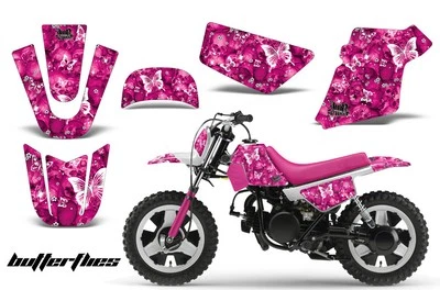Pegatinas gráficas + #calcomanías PLT para mariposas Yamaha PW50 1990-2022 CON PAQUETE Foto 1 de 3