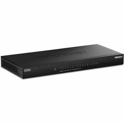 TRENDnet 16-Port Unmanaged 2.5G Desktop Network Ethernet Switch, TEG-S3160, 16 x - Image 1 of 4