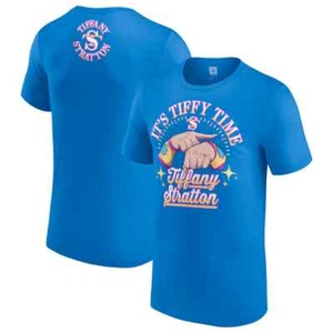 WWE Light Blue Tiffany Stratton It's Tiffy Time T-Shirt *NEU* Official Shirt - Bild 1 von 3