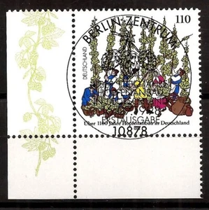 [1072] Germany 1998, Day's postmark, original Gum, Hop Growing, Agriculture - Picture 1 of 1