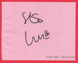 AUTÓGRAFO ORIGINAL STEWART DRUMMOND MORECAMBE FC 1994-2004 EX SHREWSBURY TOWN - Imagen 1 de 1
