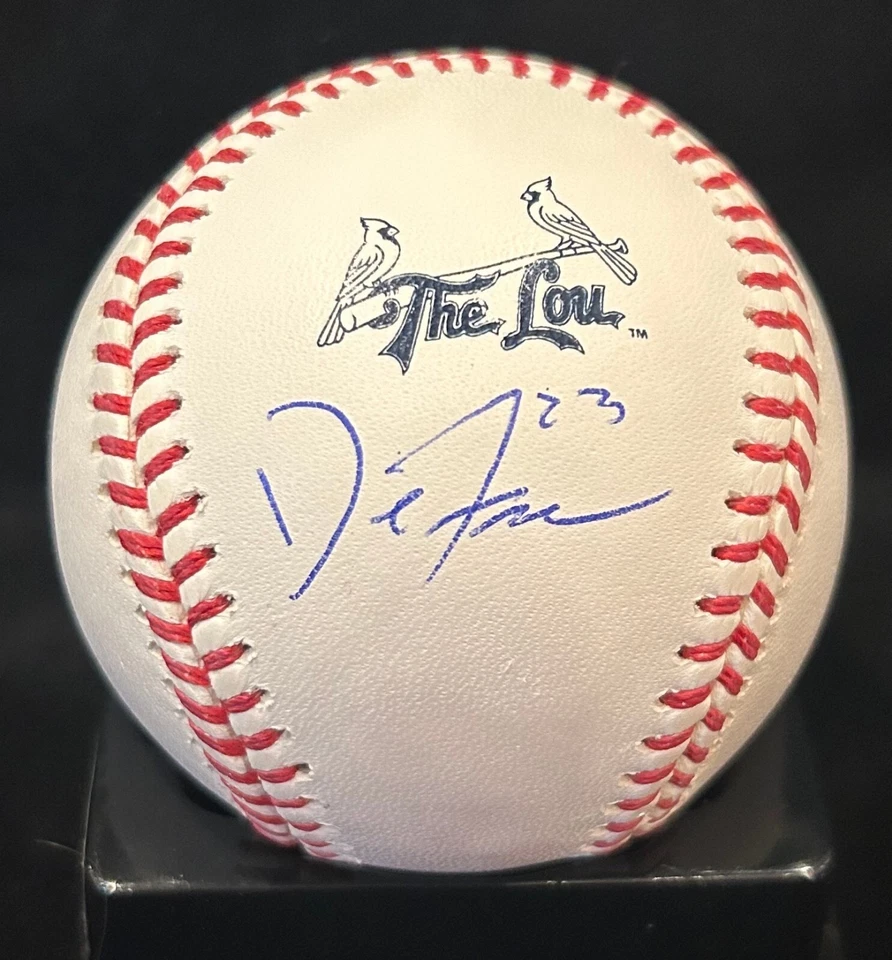 David Freese Signed STL City Connect Logo OMLB Beckett - Image 1 of 1
