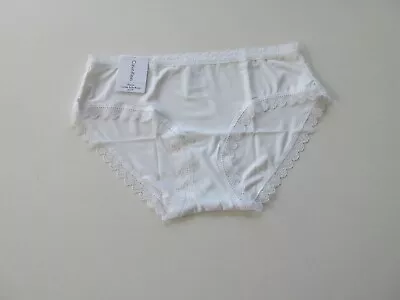 Calvin Klein Radiant Lace Hipster Panty QD3707  XS, S, M, L, XL $15.00 NWT - Image 1 of 2