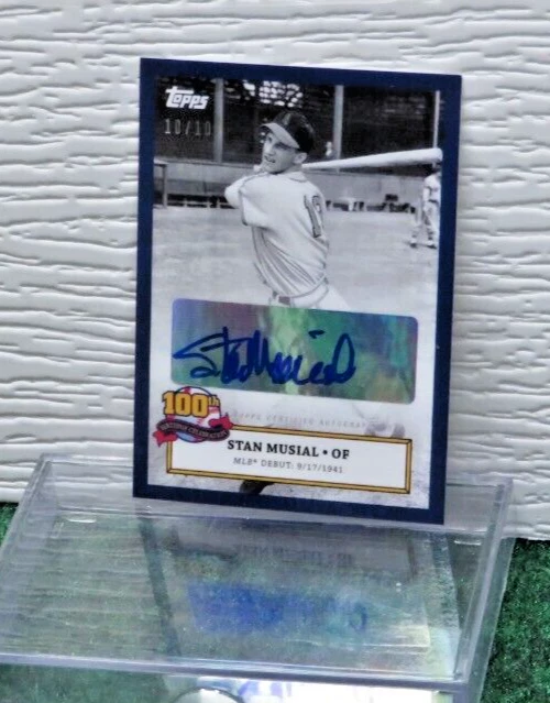 Topps Stan Musial Serial Numbered Baseball Trading Cards