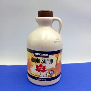 Kirkland Signature 100% Pure Canadian Maple Syrup – 1L | Grade A Amber - Picture 1 of 4