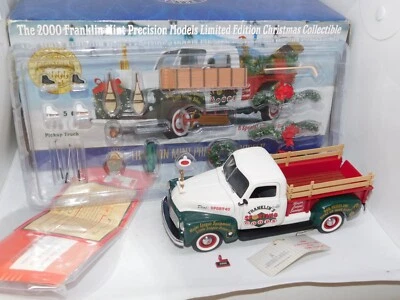 Franklin Mint 1:24 1950 GMC Pickup 2000 Christmas Truck "Sporting Goods" - Image 1 of 4