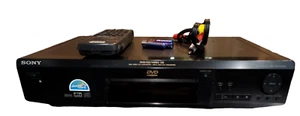 Sony DVP-S330 DVD/CD/Video CD 10bit Video D/A Converter Tested W/Remote+Batts - Picture 1 of 10