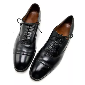 Allen Edmonds Fifth Avenue Oxford-Schuhe mit Kappe Größe 11 C schwarz Leder Schnürschuhe - Bild 1 von 16