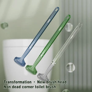 Double-side Toilet Brush 360° Toilet Brush Hanging Toilet Cleaning Brush - Picture 1 of 15