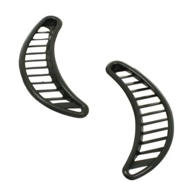 VW BUG NEGRO PLÁSTICO CUARTO PANEL REJILLAS DE VENTILACIÓN 1971-79 VW BUG BAJA SUPER ESCARABAJO Foto 1 de 2