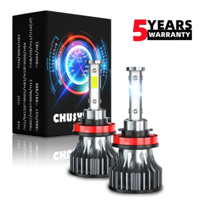 6000K H11 LED Headlight Bulbs Low Beam for Honda Civic 2014-2019/Accord 2008-18 - image 1 of 4