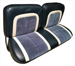 Acme U634-HPT6504 Titanium Hampton Leatherette Front Bucket and Rear Bench Seat Upholstery 