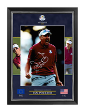 Ian Poulter Signed & Framed 16X12 Photo Ryder Cup Private SIGNING AFTAL COA (G)