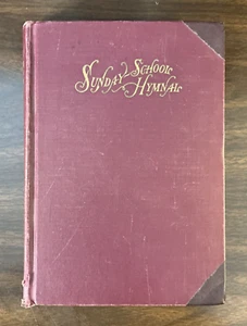 Book-Antiquarian Sunday School Hymnal 1901 Concordia Publishing House USA B225 - Picture 1 of 24