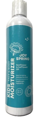Crema hidratante facial y corporal Joy Spring Kids - aceite de girasol y cártamo - 8 fl oz Foto 1 de 4