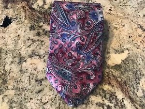 ๐ฅ Austin Reed London-England Neck Tie Multicolor Paisley100% Silk ๐ฅ - Picture 1 of 5