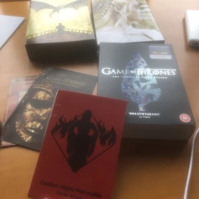 Game of Thrones Complete Fifth Season 5th Series 5 Inc sealed Art Cards Spec Ed - Image 1 of 4