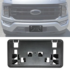 Front Bumper License Plate Frame Bracket For 2021-2023 Ford F150 2.7L 3.0L 3.5L - Picture 1 of 8