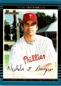 2002 Bowman Draft Picks & Prospects Nick Bourgeois #BDP24 Philadelphia Phillies